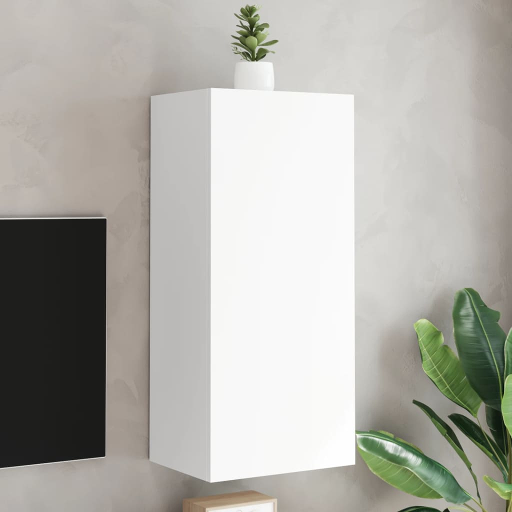 Mobili Tv Muro 2Pz 40,5X30X60Cm Legno Multistrato
