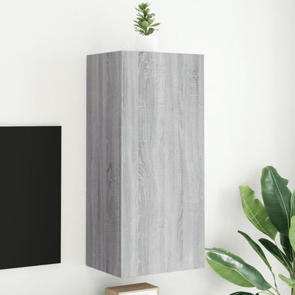 Mobili Tv Muro 2Pz 40,5X30X60Cm Legno Multistrato