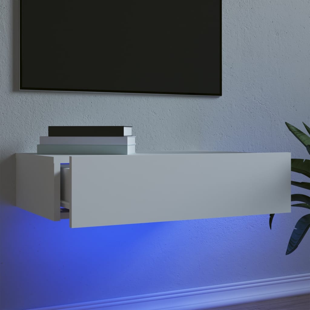 Mobile Porta Tv Con Luci Led 60X35X15,5 Cm