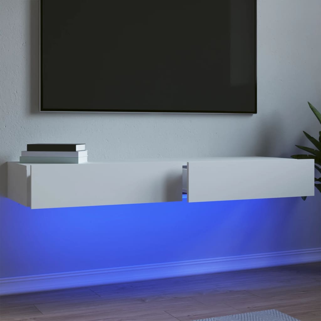 Mobile Porta Tv Con Luci Led 60X35X15,5 Cm