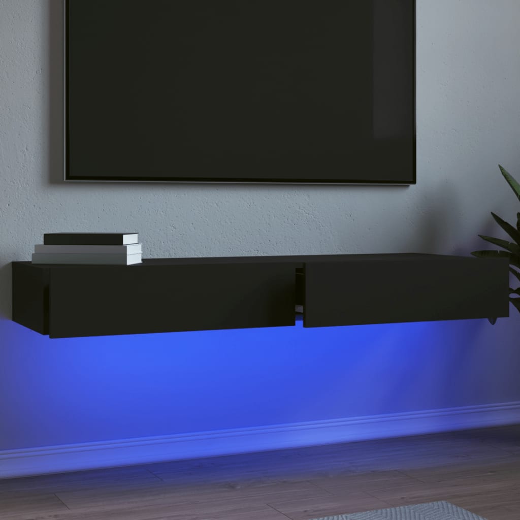 Mobile Porta Tv Con Luci Led 60X35X15,5 Cm