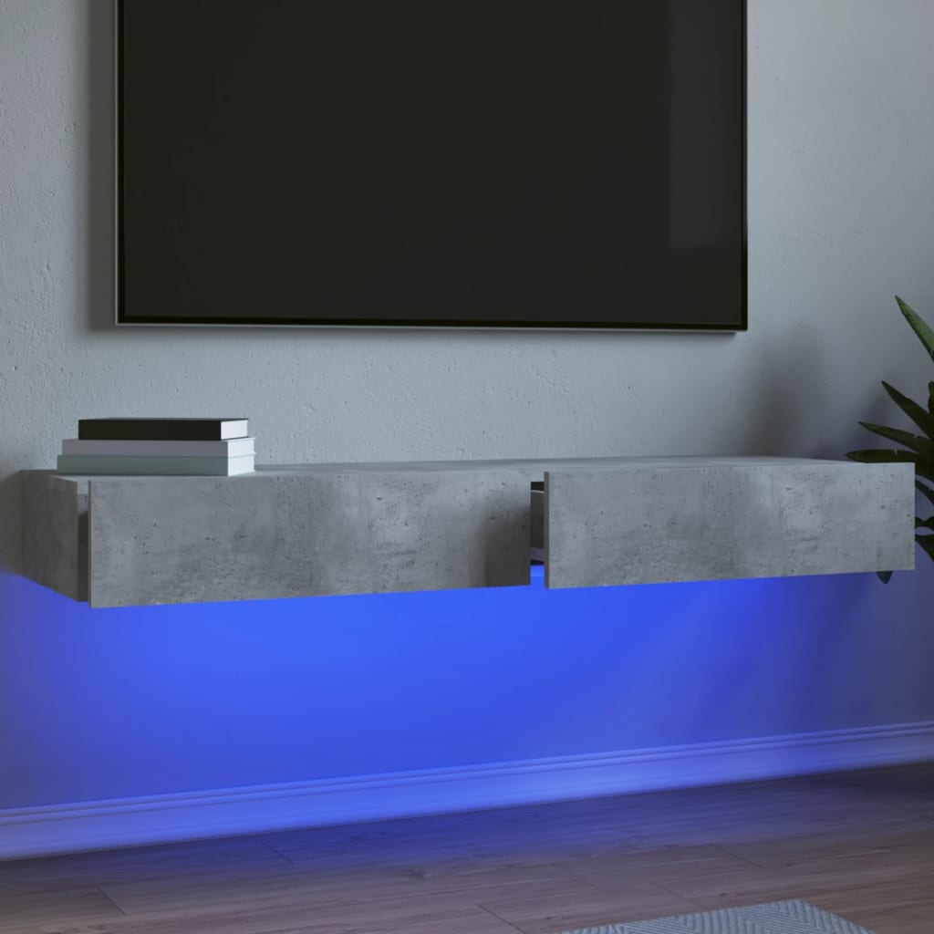 Mobile Porta Tv Con Luci Led 60X35X15,5 Cm