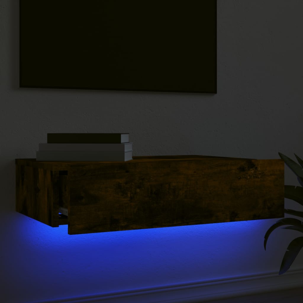 Mobile Porta Tv Con Luci Led 60X35X15,5 Cm