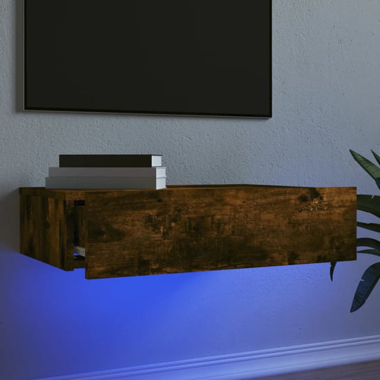 Mobile Porta Tv Con Luci Led 60X35X15,5 Cm