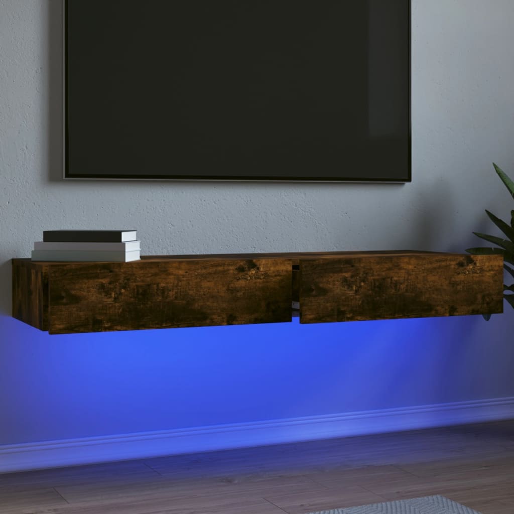 Mobile Porta Tv Con Luci Led 60X35X15,5 Cm