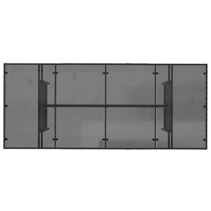 Tavolo Giardino Piano 190X80X74Cm Polyrattan