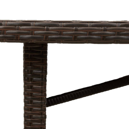 Tavolo Giardino Piano 190X80X74Cm Polyrattan
