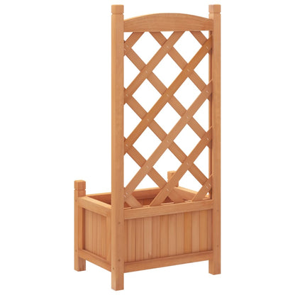 Fioriera In Legno Massello Di Abete Marrone