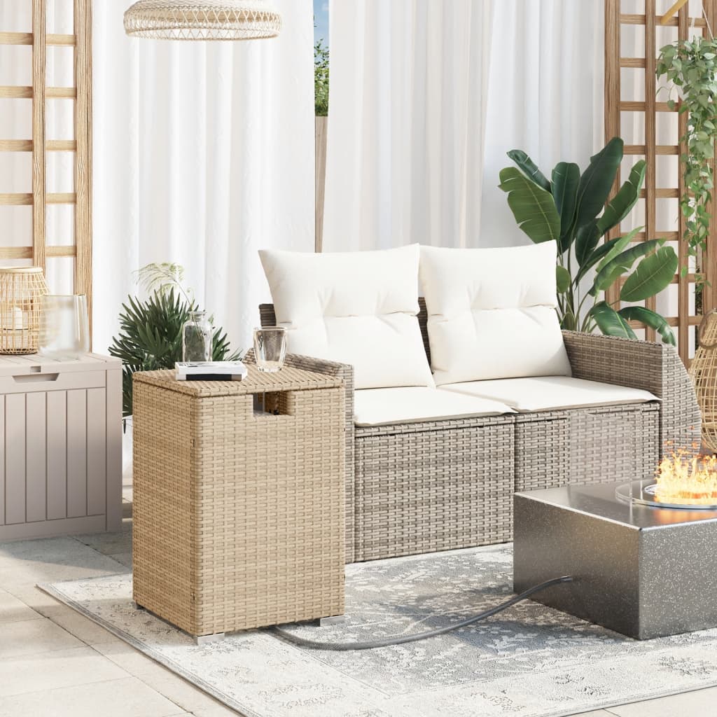 Tavolo Copri Serbatoio Propano 40X40X60 Cm In Polyrattan