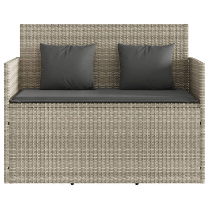 Panca Da Giardino Con Cuscini In Polyrattan