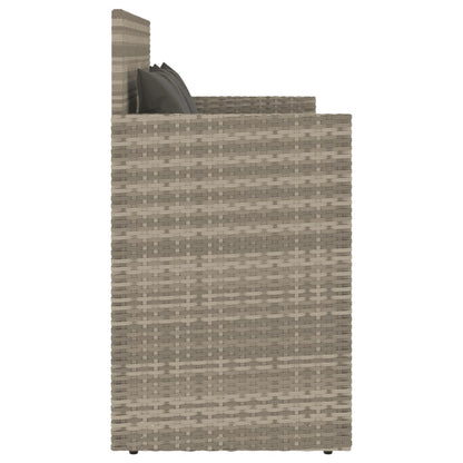 Panca Da Giardino Con Cuscini In Polyrattan