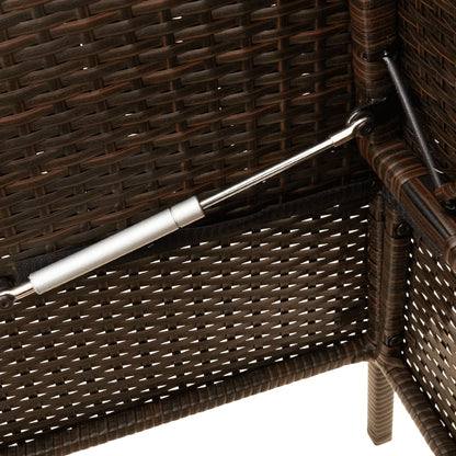 Panca Da Giardino Con Cuscini In Polyrattan