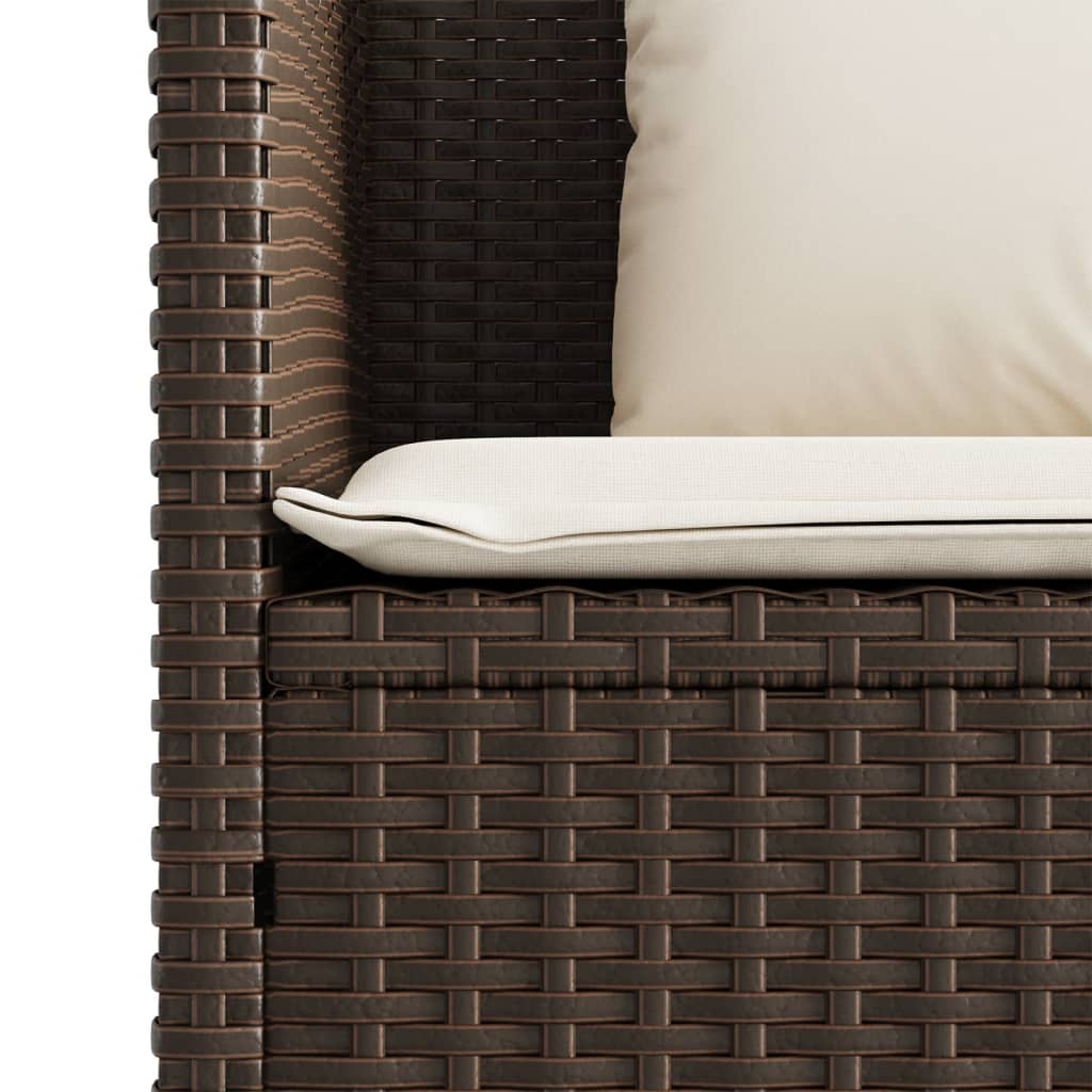 Panca Da Giardino Con Cuscini In Polyrattan