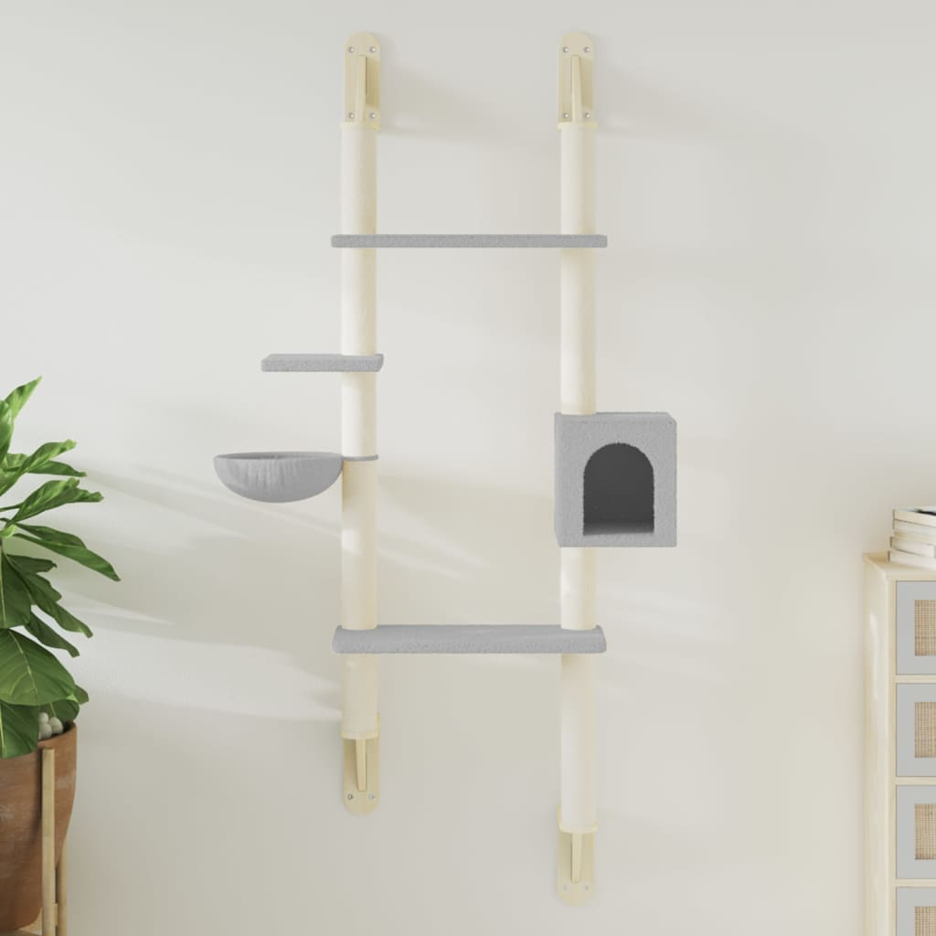 Albero Per Gatti Con Tiragraffi A Parete 180 Cm