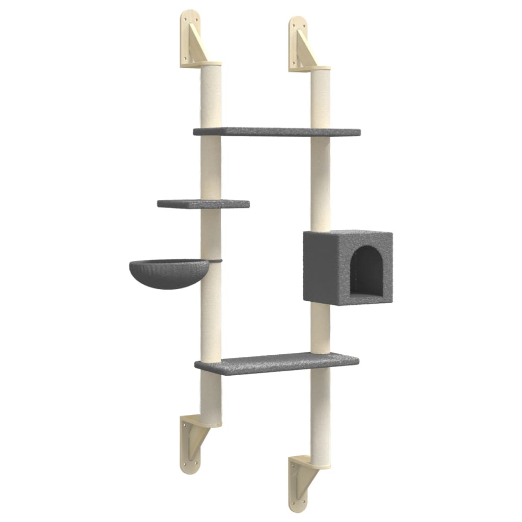 Albero Per Gatti Con Tiragraffi A Parete 180 Cm
