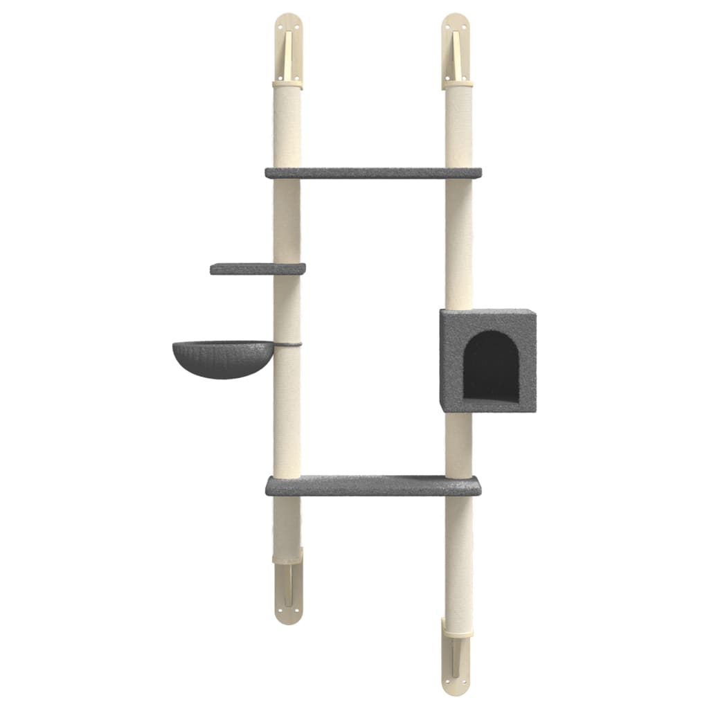 Albero Per Gatti Con Tiragraffi A Parete 180 Cm