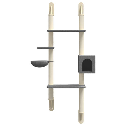 Albero Per Gatti Con Tiragraffi A Parete 180 Cm