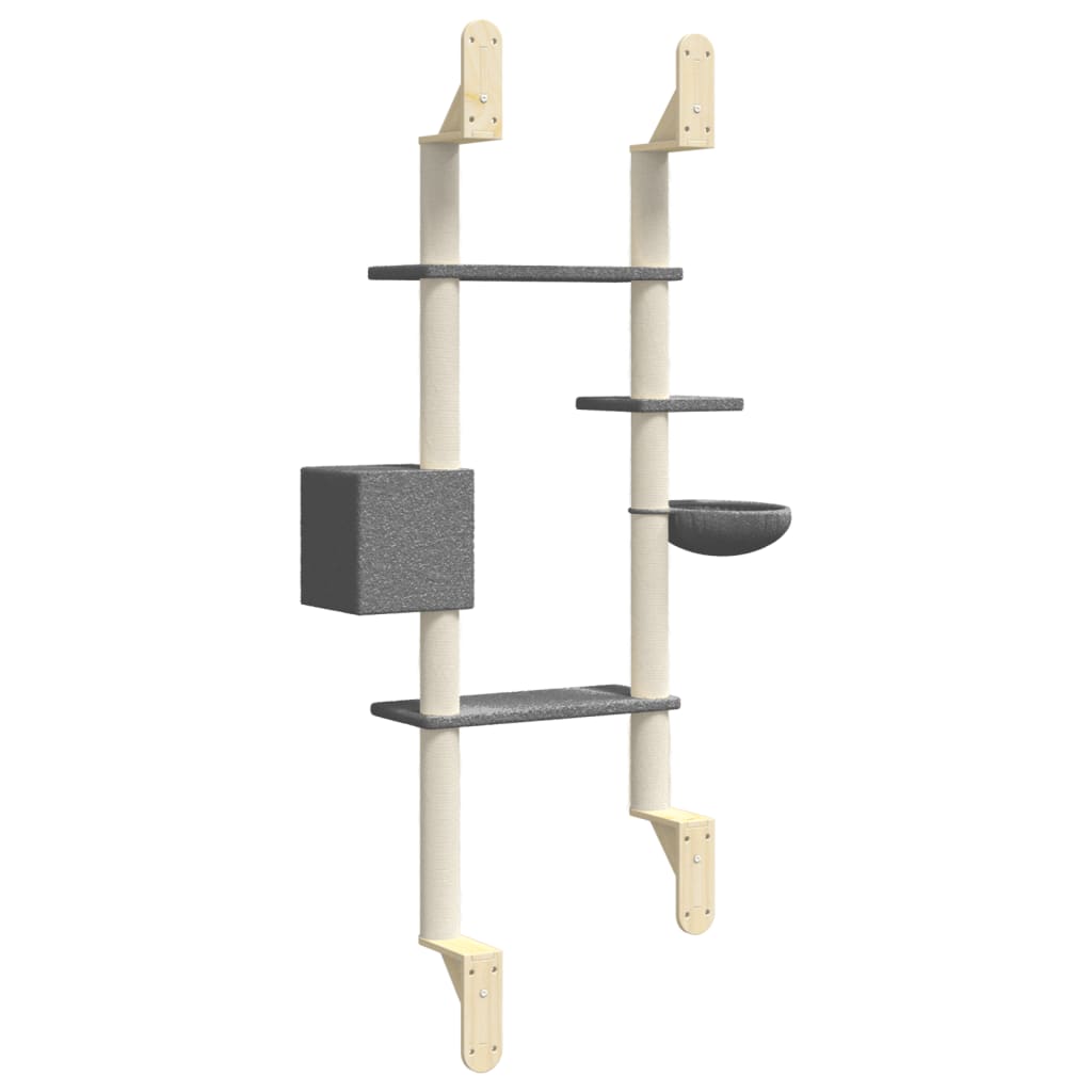 Albero Per Gatti Con Tiragraffi A Parete 180 Cm