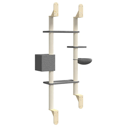 Albero Per Gatti Con Tiragraffi A Parete 180 Cm