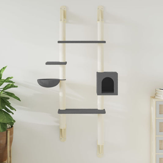 Albero Per Gatti Con Tiragraffi A Parete 180 Cm