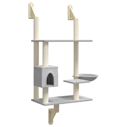 Albero Per Gatti Con Tiragraffi A Parete 153 Cm