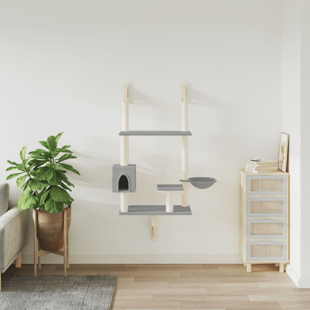 Albero Per Gatti Con Tiragraffi A Parete 153 Cm