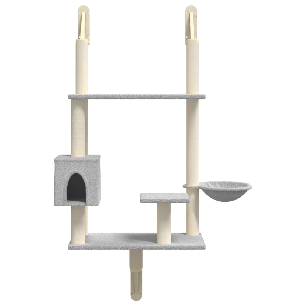 Albero Per Gatti Con Tiragraffi A Parete 153 Cm