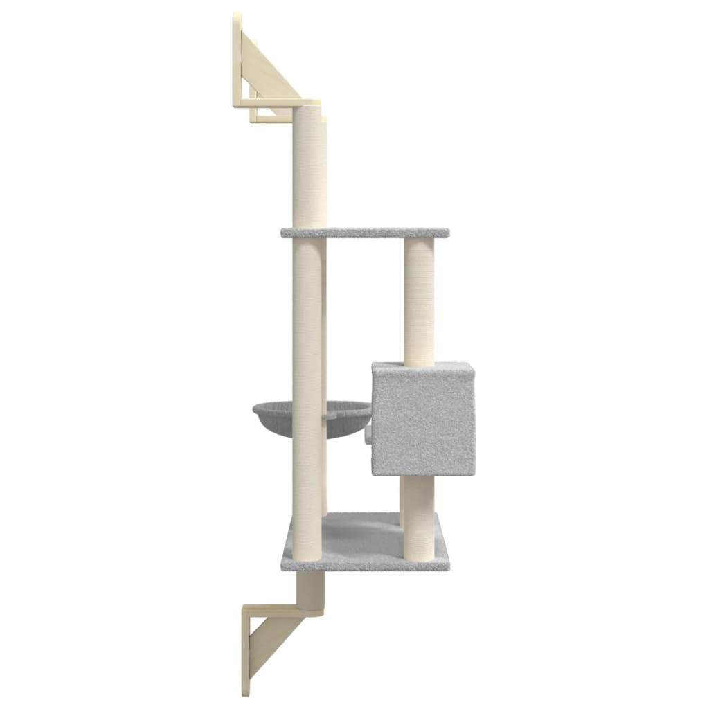 Albero Per Gatti Con Tiragraffi A Parete 153 Cm