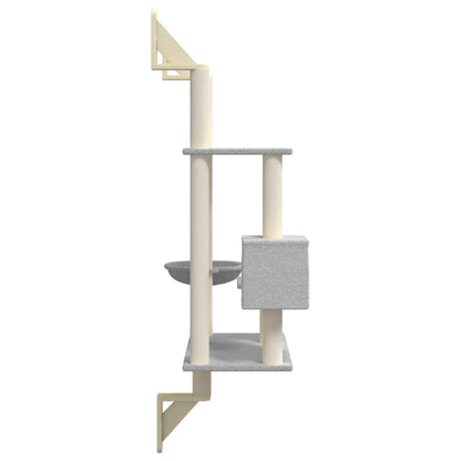 Albero Per Gatti Con Tiragraffi A Parete 153 Cm