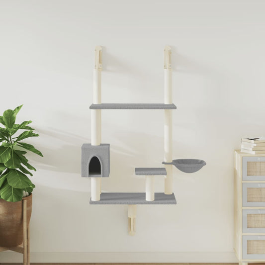 Albero Per Gatti Con Tiragraffi A Parete 153 Cm