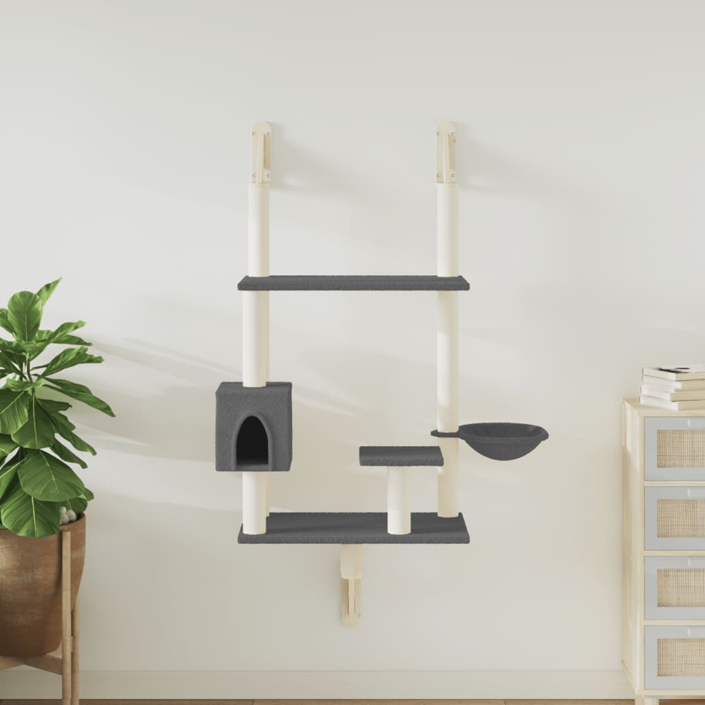 Albero Per Gatti Con Tiragraffi A Parete 153 Cm