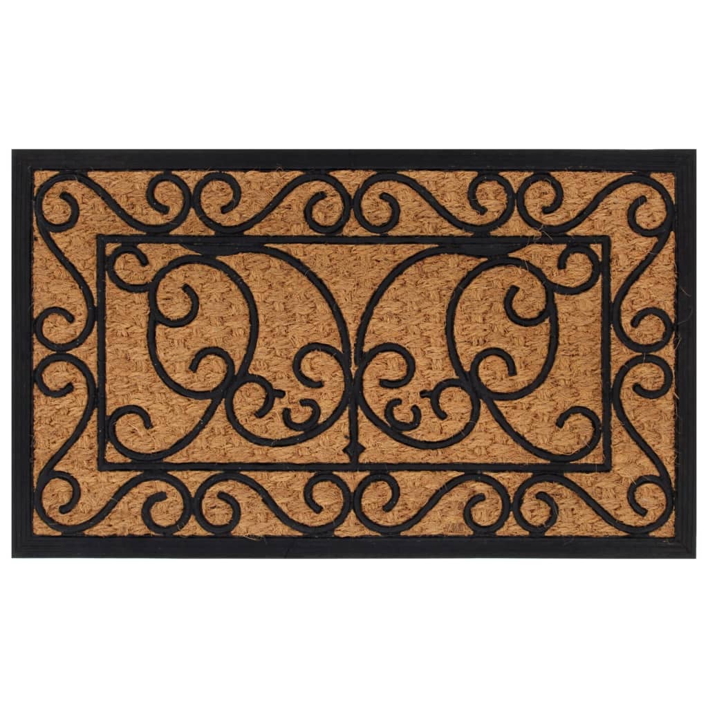 Zerbino Rettangolare 45X75 Cm In Gomma E Fibra Di Cocco