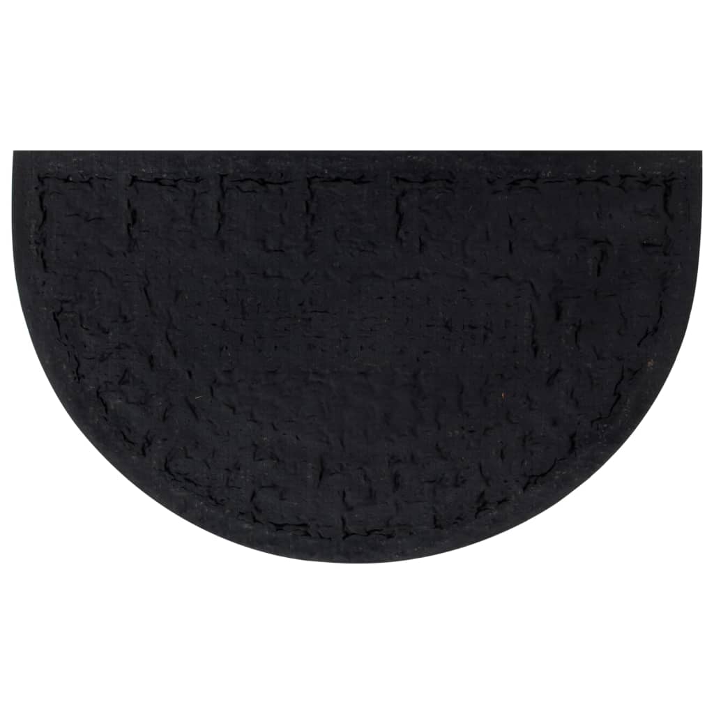 Zerbino Mezzo Rotondo 45X75 Cm In Gomma E Fibra Di Cocco