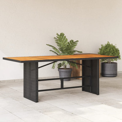 Tavolo Da Giardino Piano In 190X80X75 Cm Polyrattan