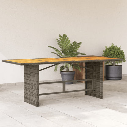 Tavolo Da Giardino Piano In 190X80X75 Cm Polyrattan