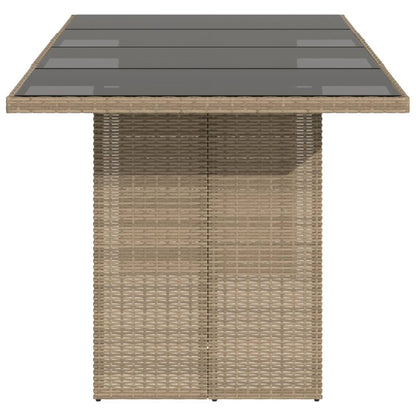 Tavolo Da Giardino Piano In 190X80X75 Cm Polyrattan
