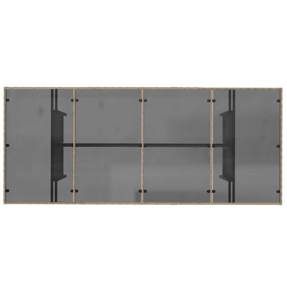 Tavolo Da Giardino Piano In 190X80X75 Cm Polyrattan