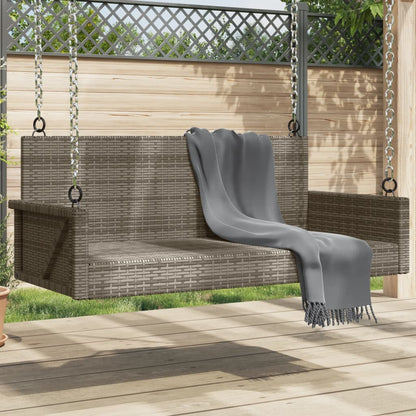 Panchina A Dondolo 119X56X48 Cm In Polyrattan