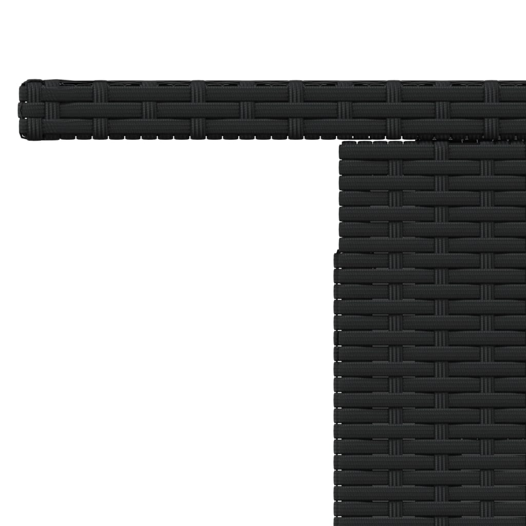 Tavolo Da Giardino 100X55X73 Cm Polyrattan E Acacia