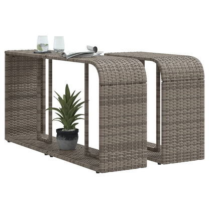 Scaffali Portaoggetti 2 Pz In Polyrattan