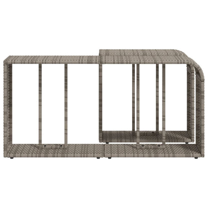 Scaffali Portaoggetti 2 Pz In Polyrattan