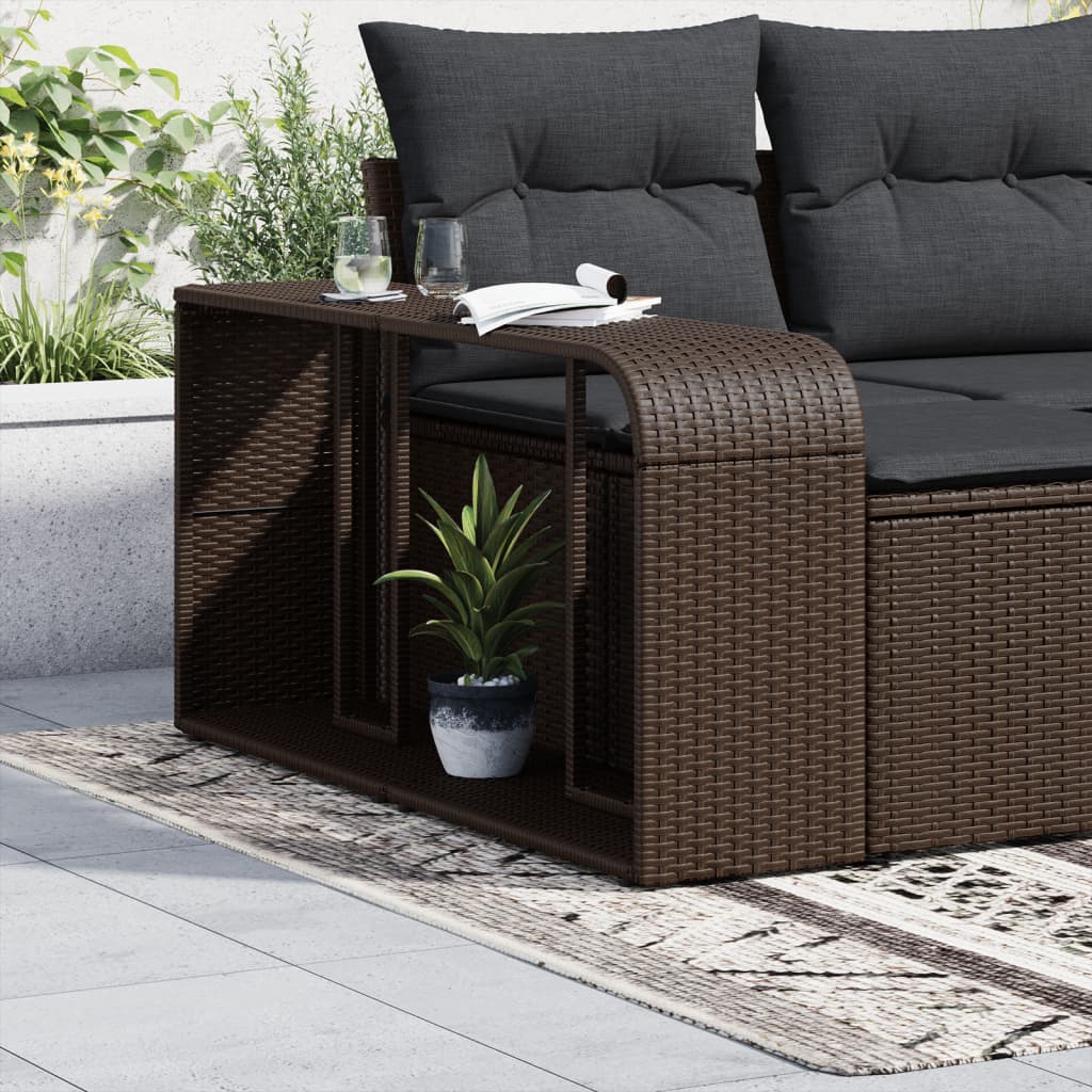 Scaffali Portaoggetti 2 Pz In Polyrattan