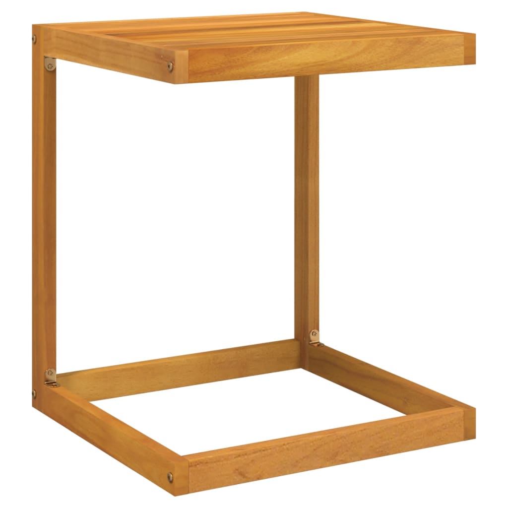 Tavolo A C 42X40X50 Cm In Legno Massello Di Acacia