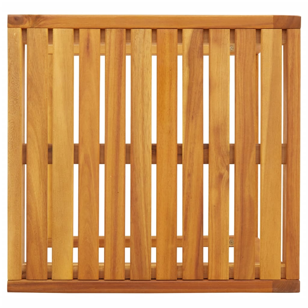 Tavolo A C 42X40X50 Cm In Legno Massello Di Acacia