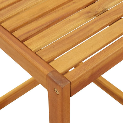 Tavolo A C 42X40X50 Cm In Legno Massello Di Acacia