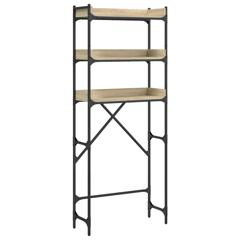 Scaffale Per Lavatrice 67X25X163 Cm Multistrato