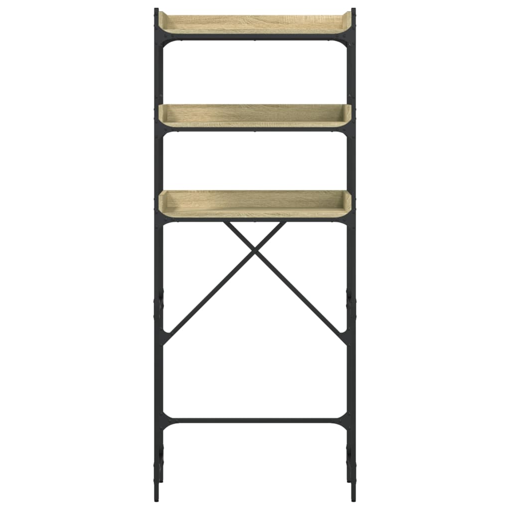 Scaffale Per Lavatrice 67X25X163 Cm Multistrato