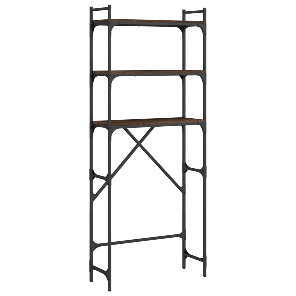 Scaffale Per Lavatrice 67X25X163 Cm Multistrato