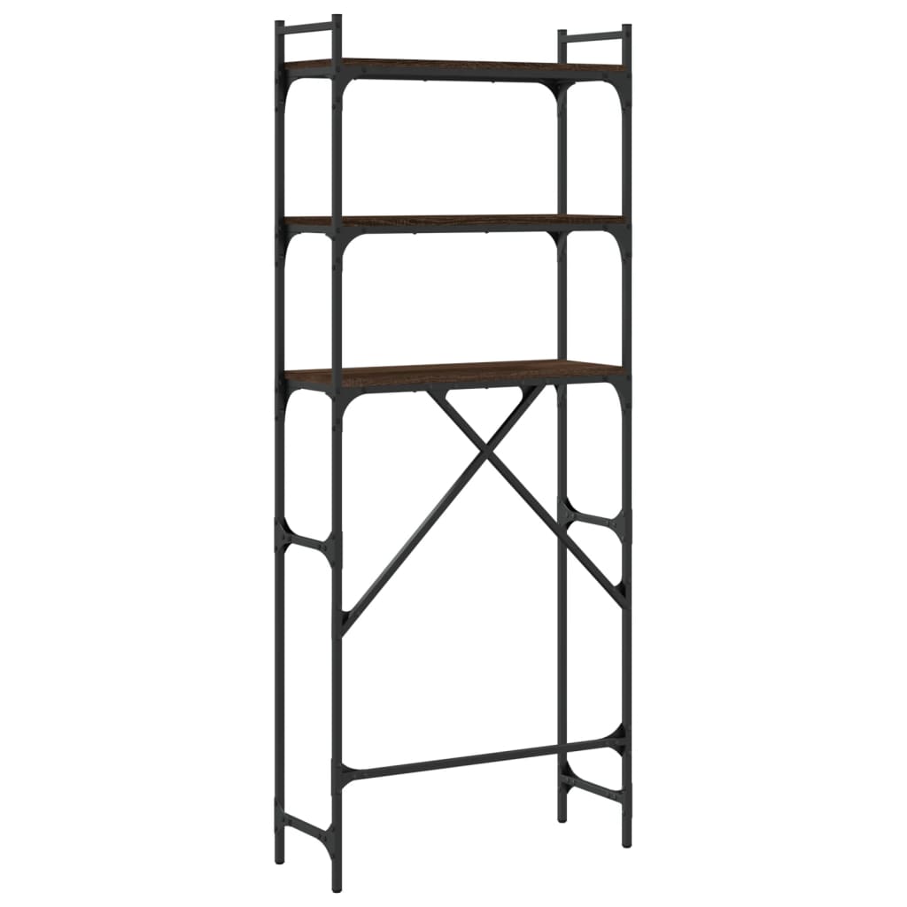 Scaffale Per Lavatrice 67X25X163 Cm Multistrato