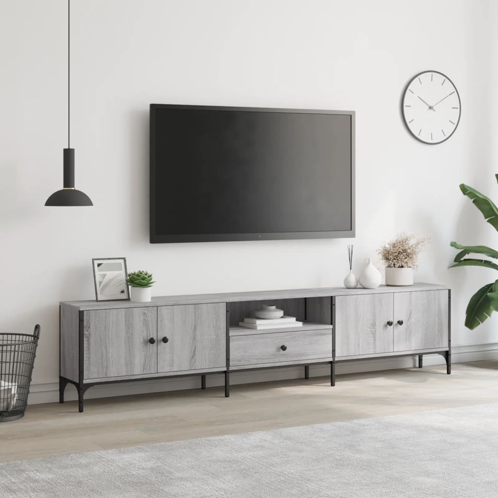 Mobile Tv Cassetto 200X25X44 Cm Legno Multistrato